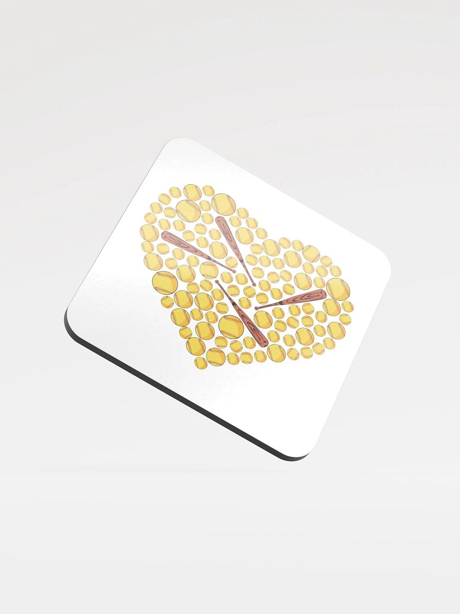 Pure Heart Softball Home Run Cork Coaster product image (2)