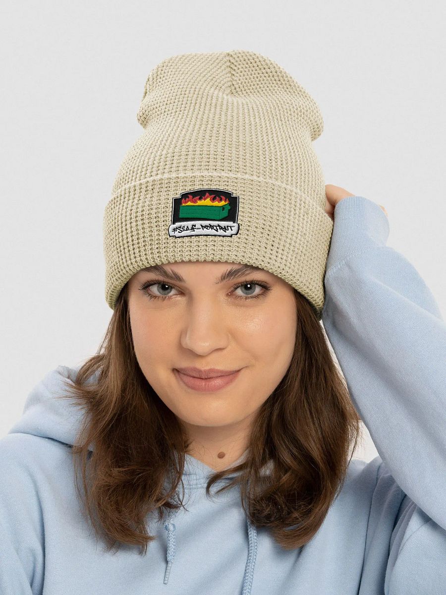 Dumpster Fire Waffle Beanie product image (21)