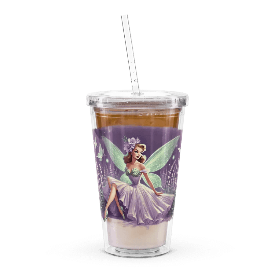 Lavender Fairy Double Wall Tumbler product image (8)