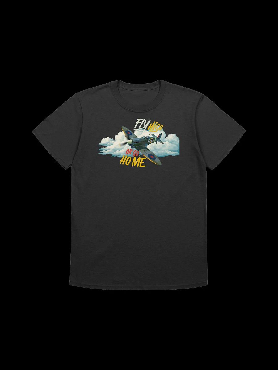 Fly High or Go Home-Vintage Airplane Design T-Shirt product image (3)