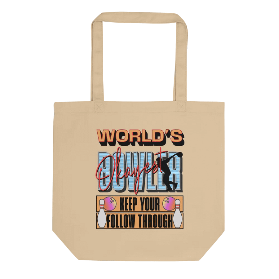Worlds Okayest Bowler Tote Bag product image (1)
