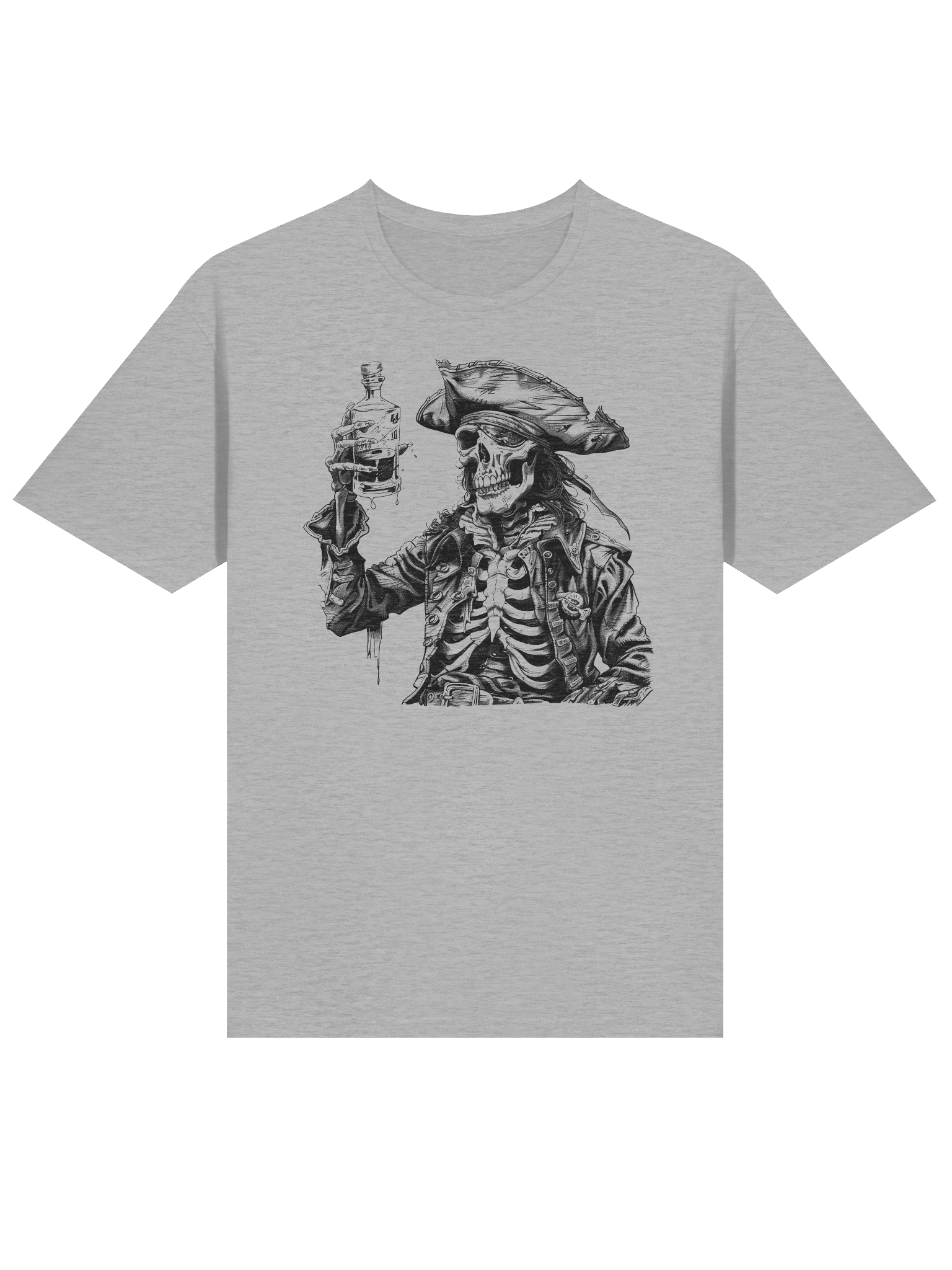 Pirate Skeleton Toast Unisex T-Shirt product image (3)