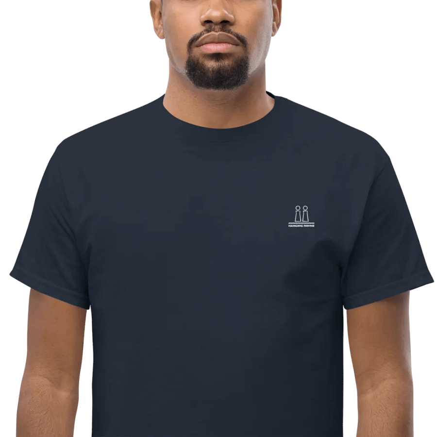 Hanging Pawns embroidered logo T-shirt product image (2)
