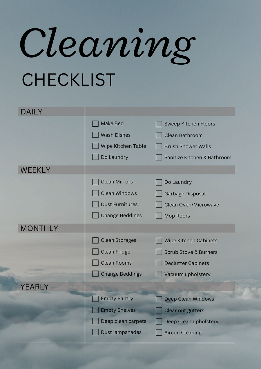 Cleaning checklist product image (1)