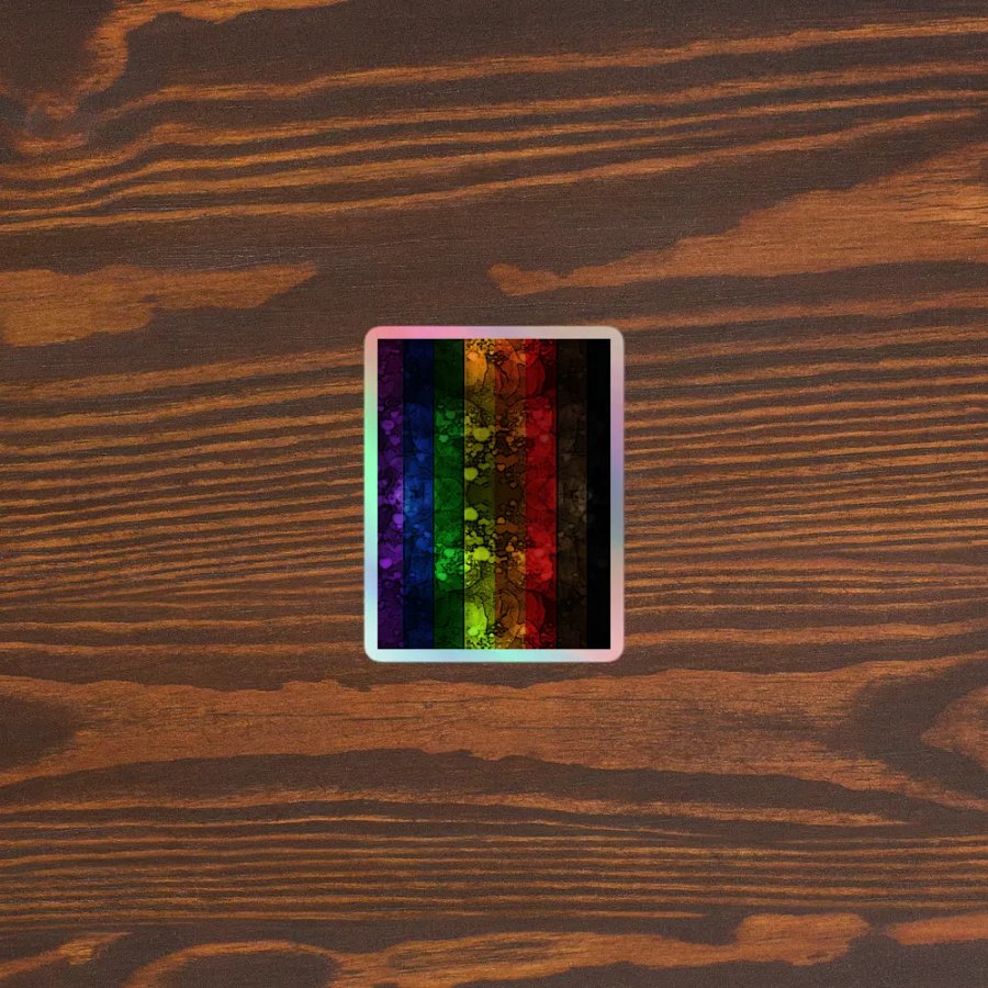 Philadelphia Pride Flag Sticker (Textured Variation) product image (5)