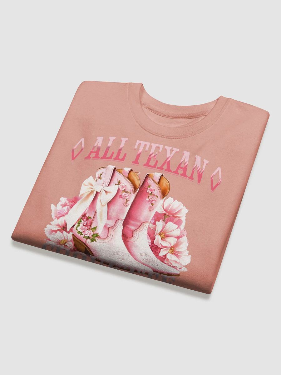 Floral Bliss Pink Boots Sweatshirt product image (16)