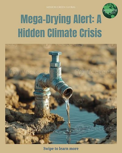 Groundwater loss and rising evaporation are now driving sea-level rise more than melting ice sheets. #MissionGreenGlobal #Cli...