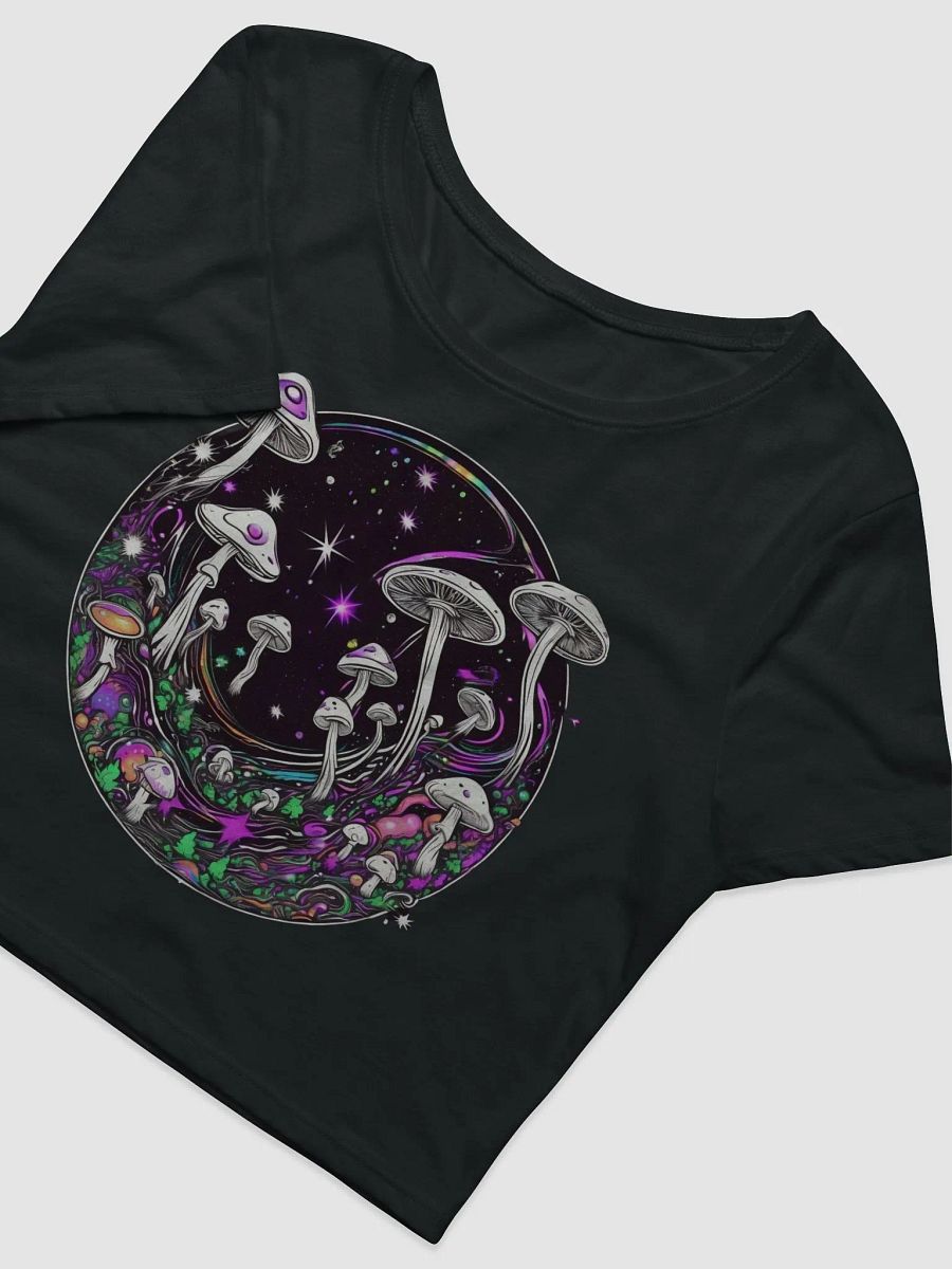 Psychedelic Mushrooms In Space Crop Top product image (3)