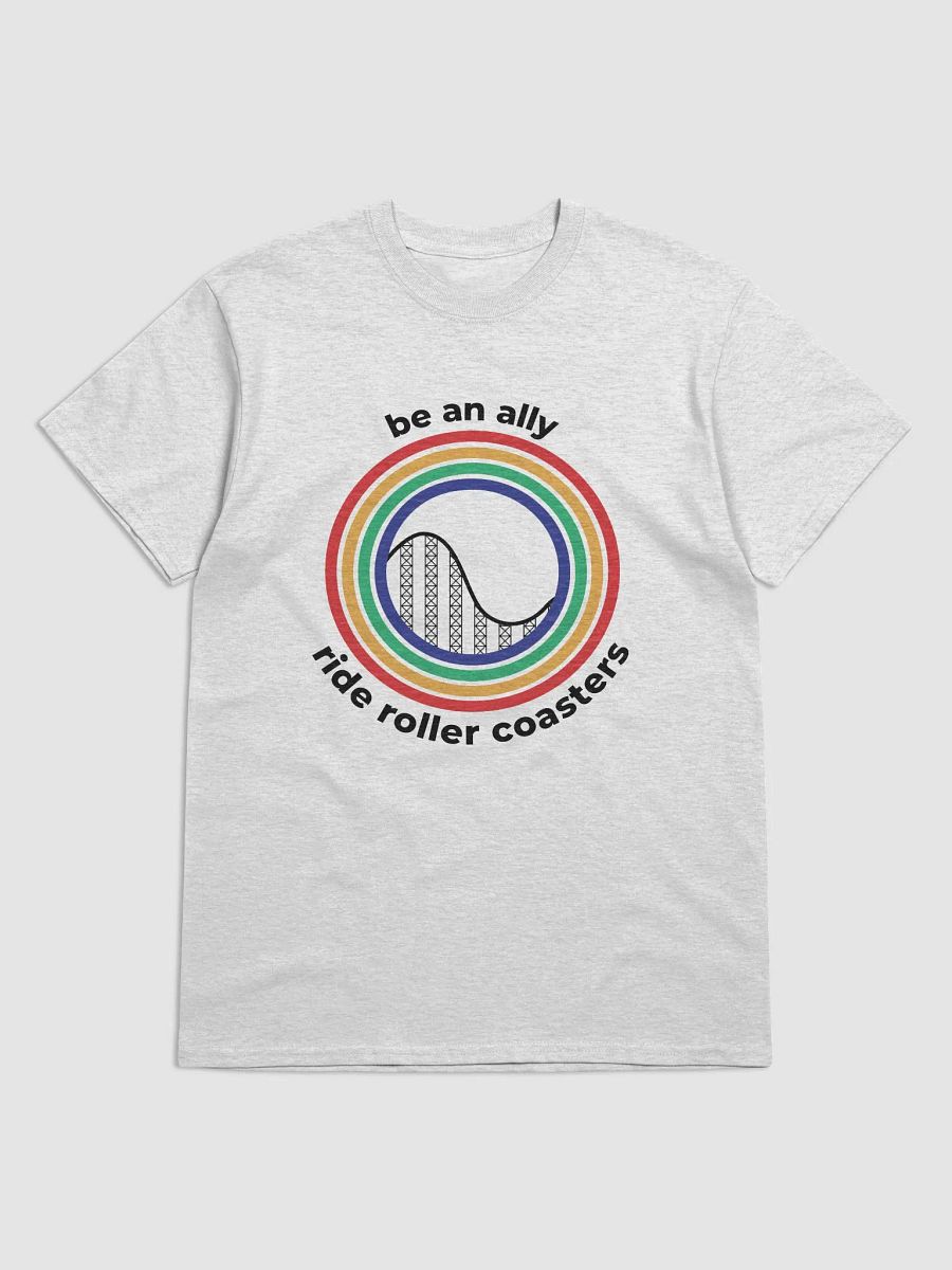 Be an Ally, Ride Rollercoasters (Light - 100% Cotton) product image (1)