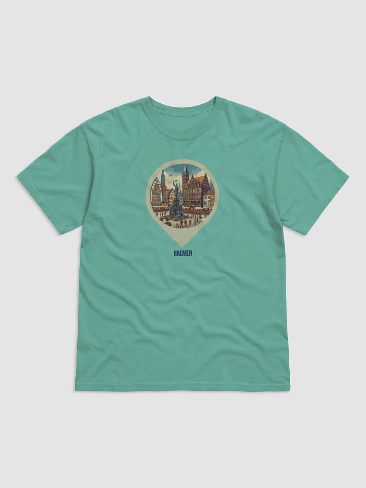 European Cityscape Plaza T-Shirt | AI Design Bremen city product image (2)