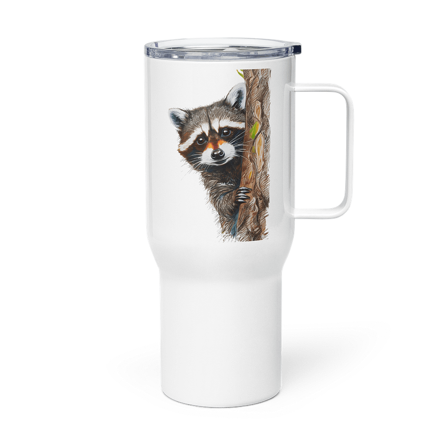 Peekaboo Raccoon Travel Mug product image (4)