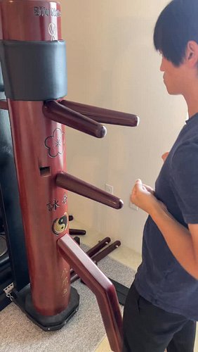 This is a wooden dummy set variation we use in Jeet Kune Do, slightly different from the traditional Wing Chun form.
Can you ...