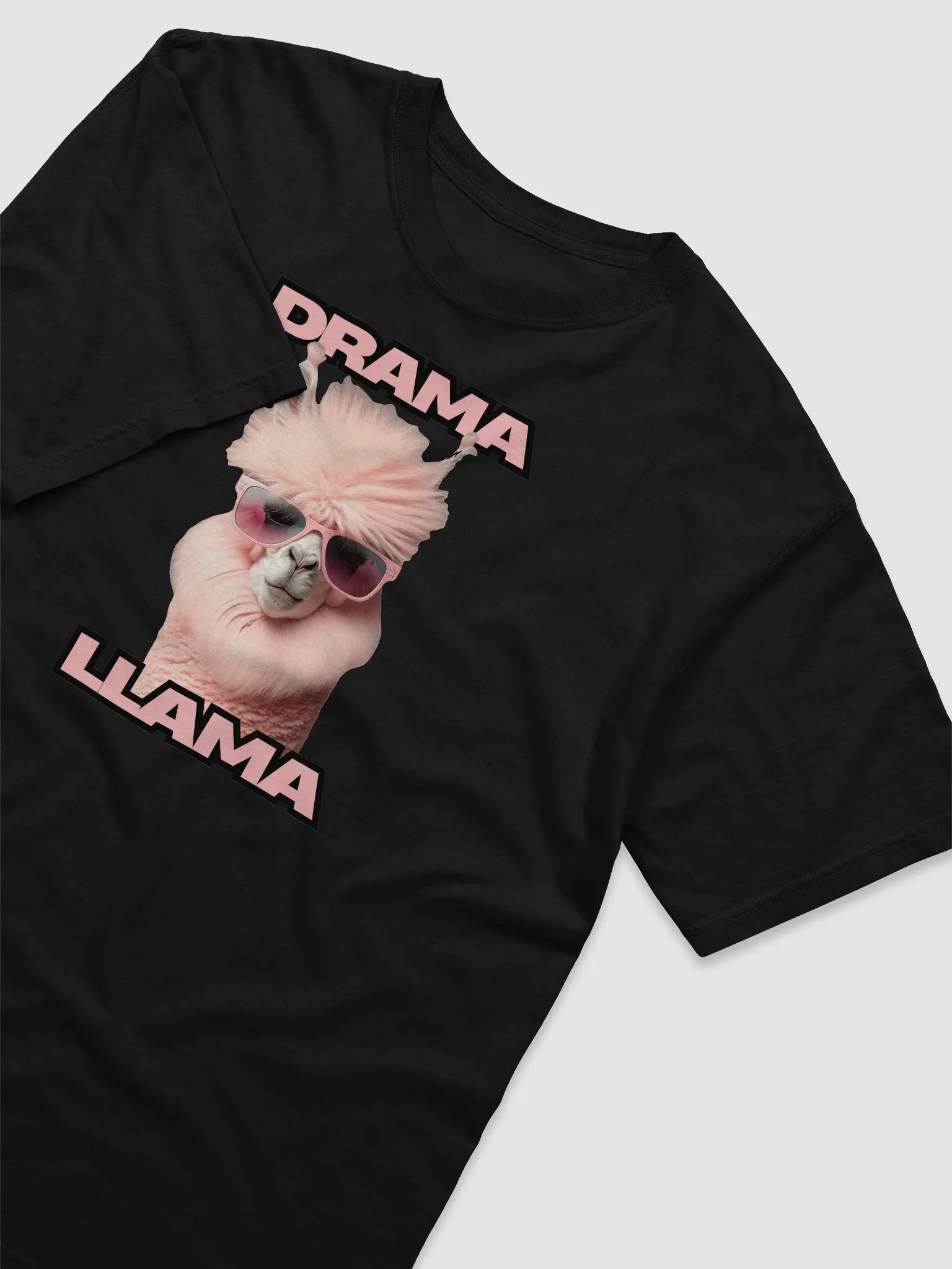 Drama Llama Cotton T-Shirt product image (3)