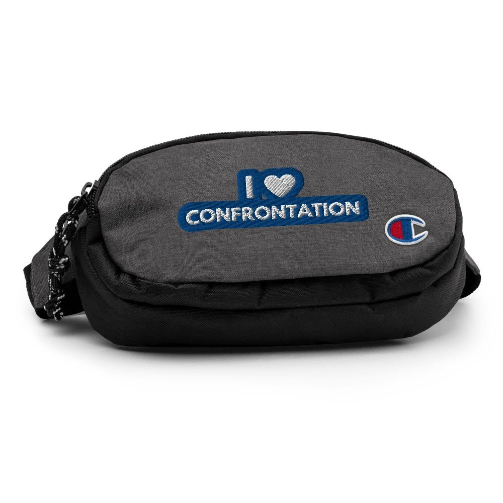 I <3 Confrontation (royal and white) champion fanny pack product image (2)