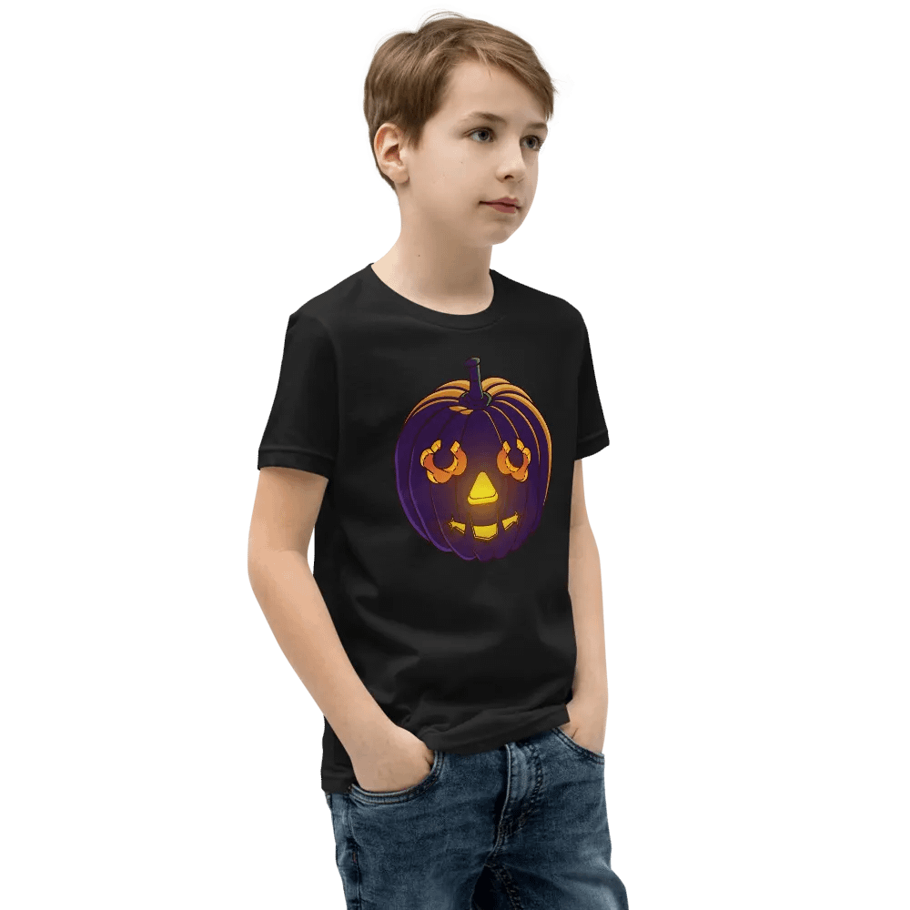 Flame pumpkin - Youth tee product image (3)