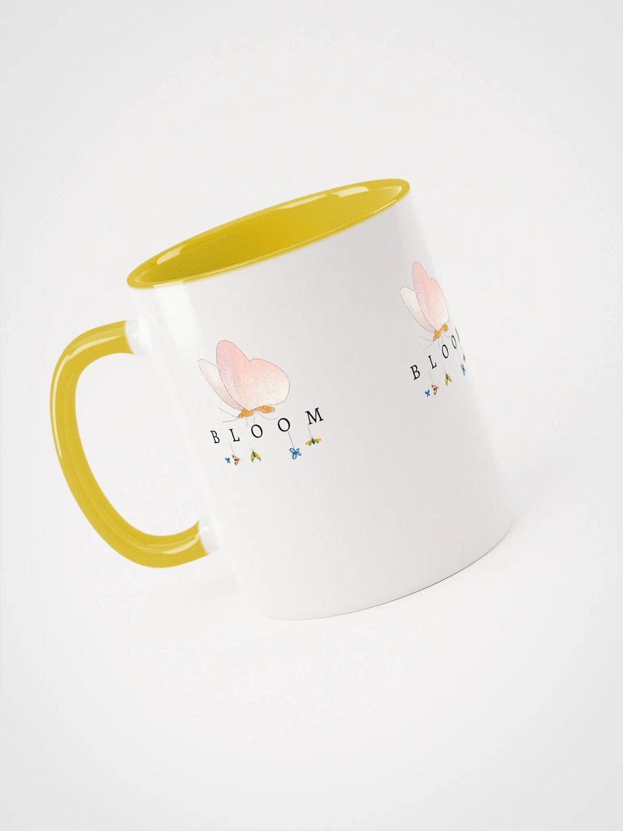 Bloom Butterfly Ceramic Mug - Yellow product image (3)