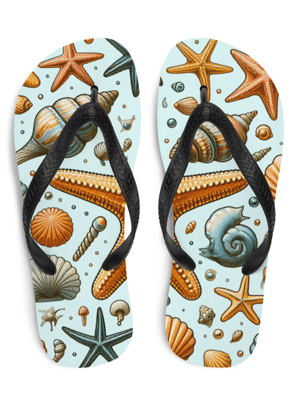 Seashell Flip Flops product image (1)