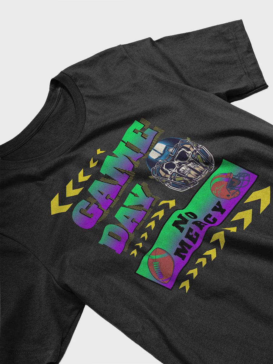 Game Day No Mercy Football Skull Graphic Tee product image (2)