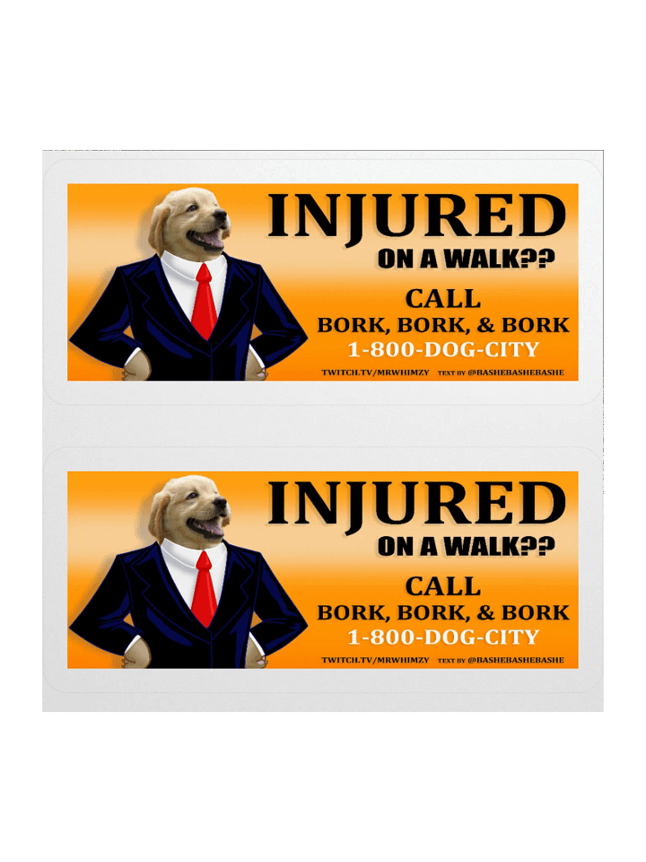 Mr. Peanutbutter, DOG LAWYER Stickers! product image (2)