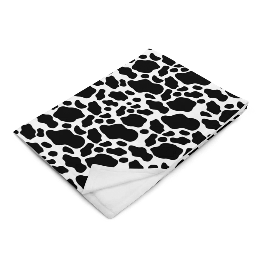 Cow Skin Blanket - Black & White product image (3)