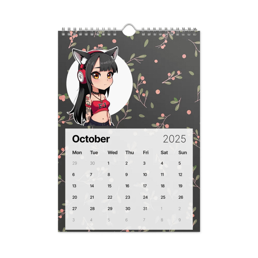 Anime Fox Calendar 2025 product image (12)