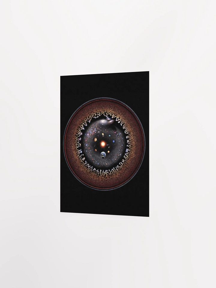 Observable Universe Logarithmic Illustration Poster product image (16)
