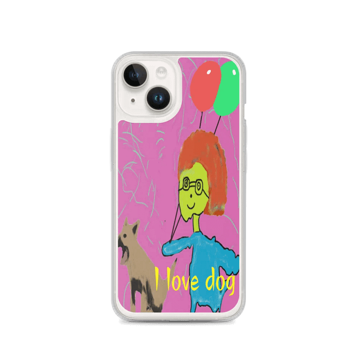 MagSafe® Clear Case for iPhone® : i love dog product image (4)