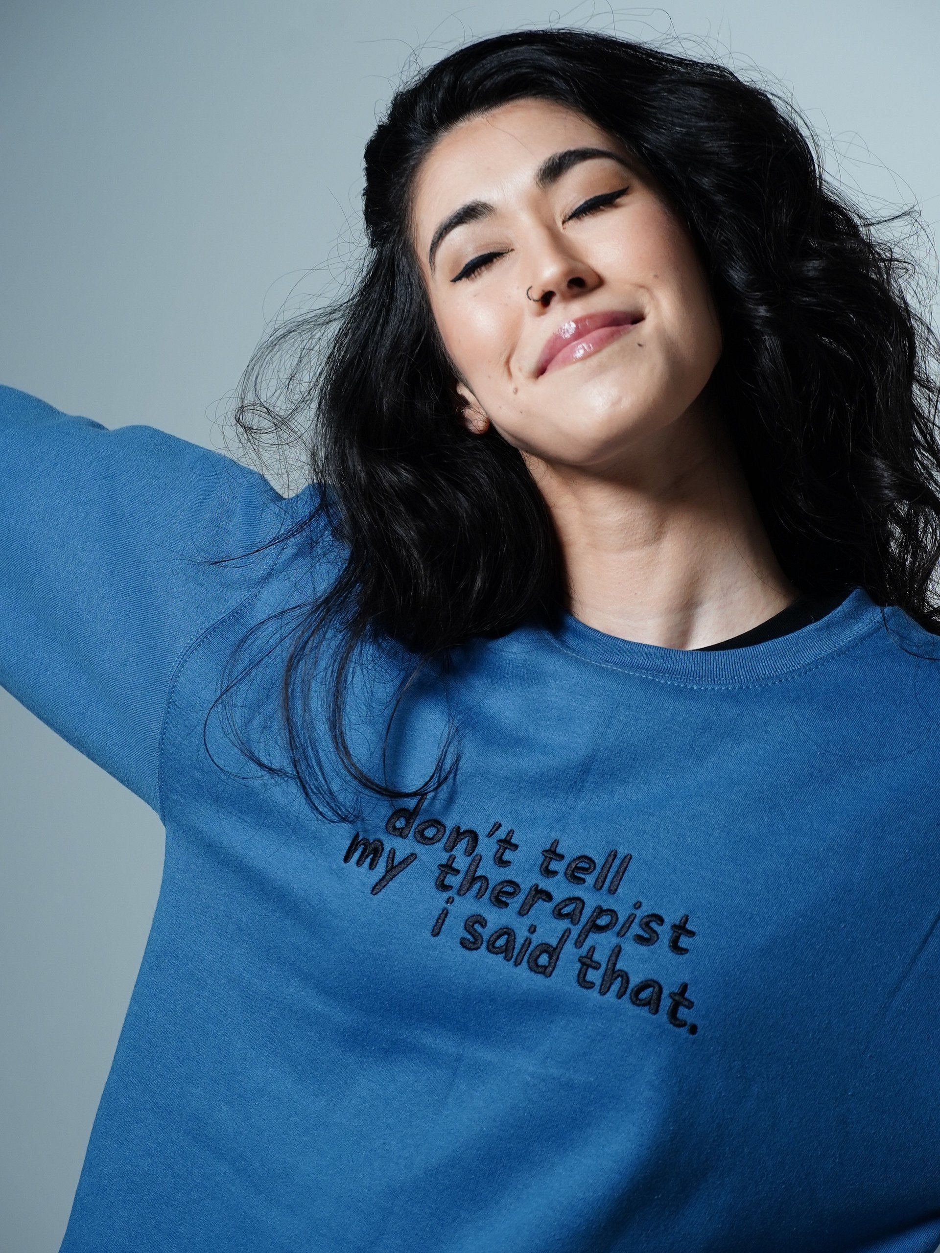 Conducive Crewneck Sweatshirt (Embroidered - Light Thread) product image (9)