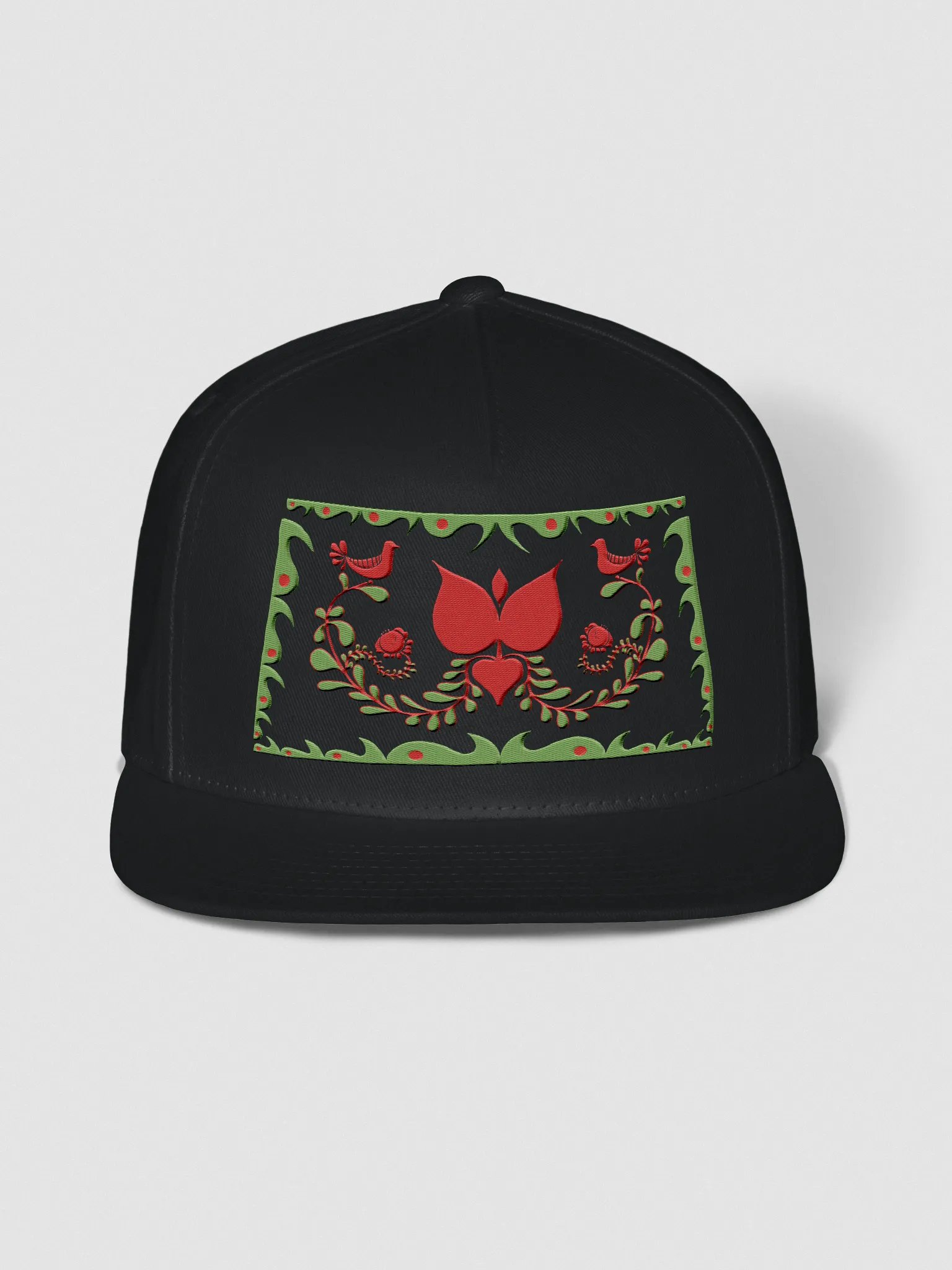 Hungarian Floral Aviary Snapback Cap product image (1)