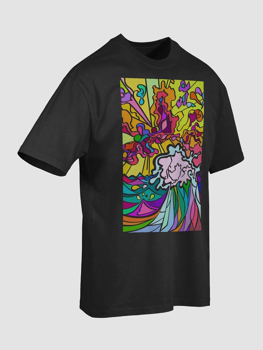 Vibrant Swirls Oversized Tee product image (25)