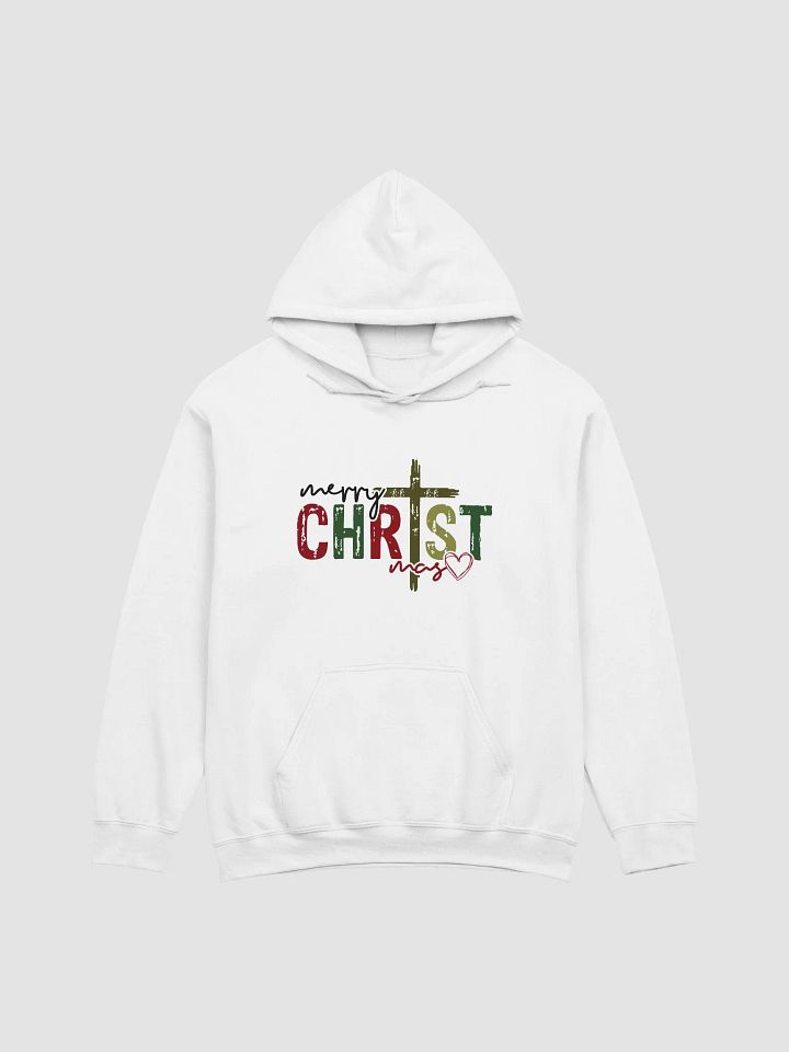 Merry Christmas Cross Hoodie product image (2)