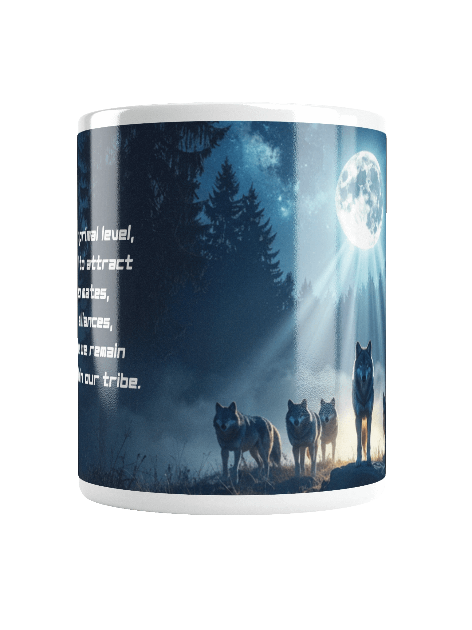 Rise Anyway. Even When They Don’t. Momentum Mug – Wolf Moon product image (3)
