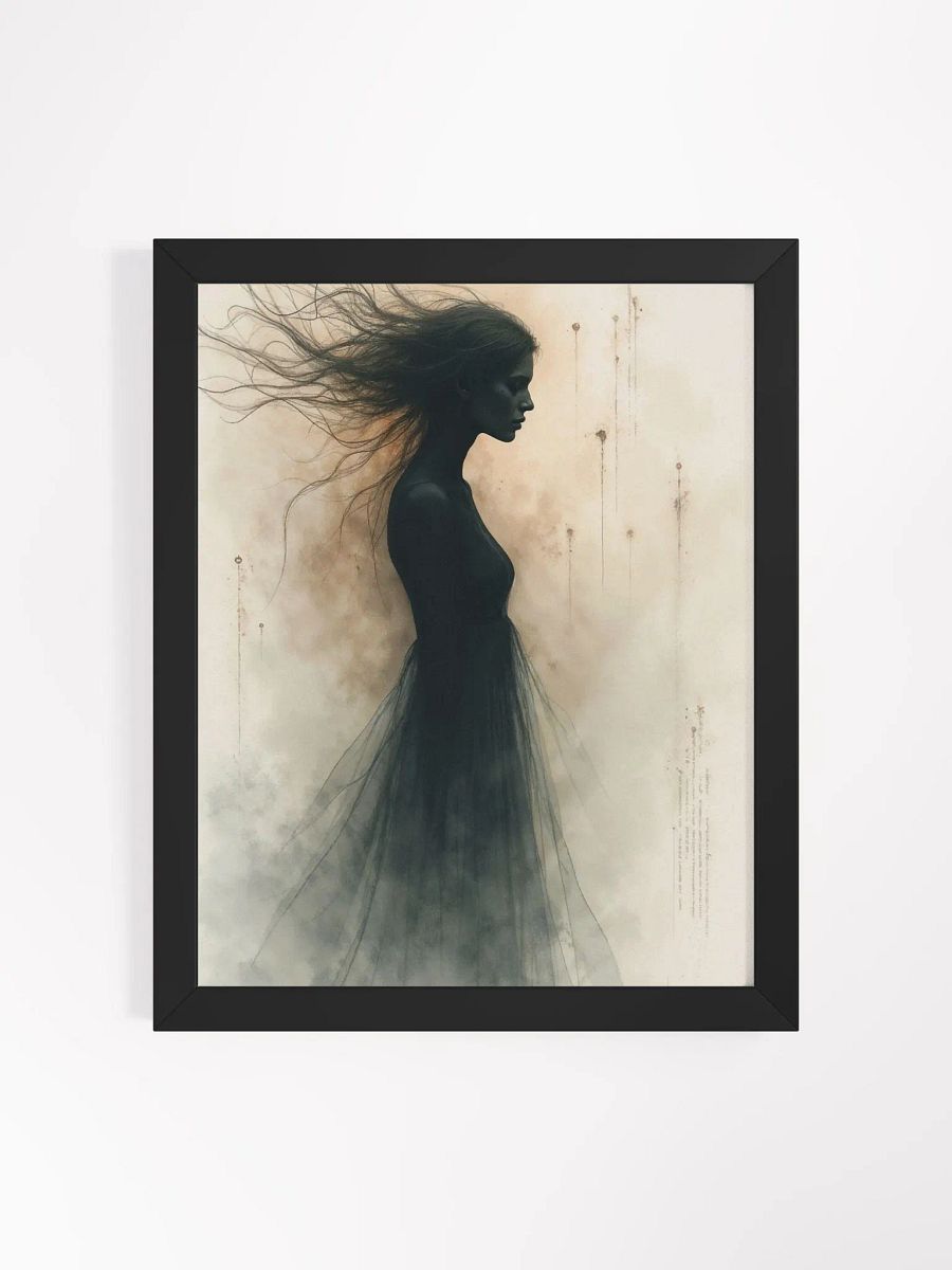 Watercolor Silhouette Framed Print product image (3)