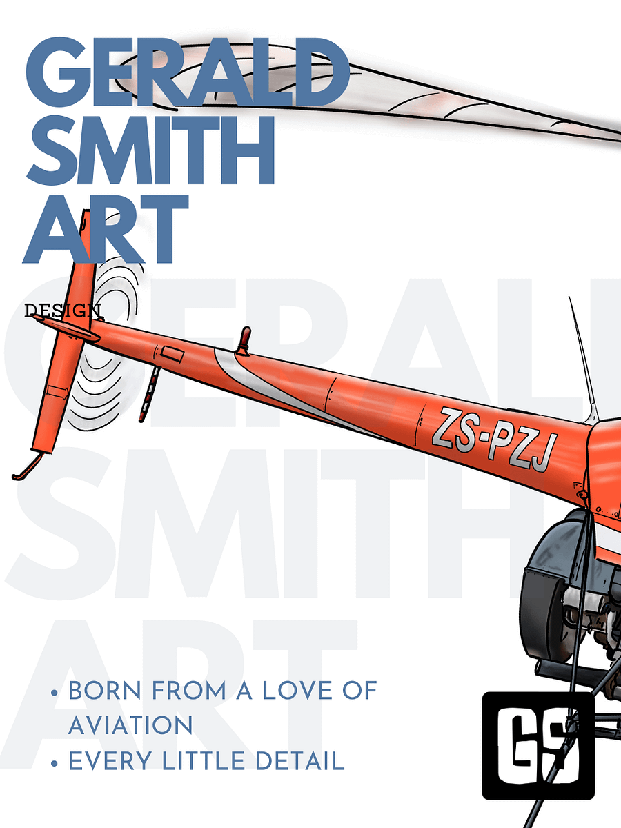 Robinson R22 Digital Printable Aviation Art with White Background Perfect Gift for Pilots & Enthusiasts product image (4)