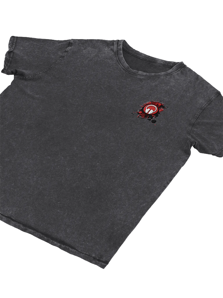 Paint Splat Headphones Embroidered Husky Denim T-Shirt product image (5)