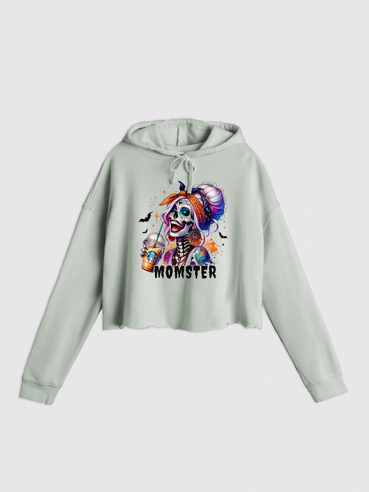 Momster Skeleton Cropped Hoodie product image (5)