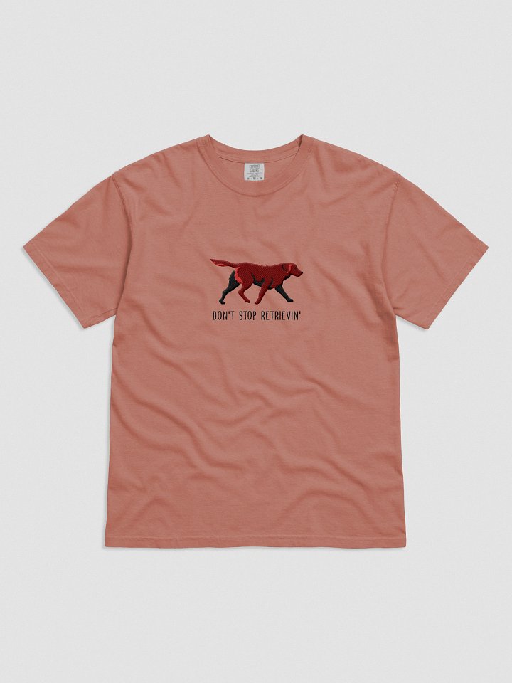 Don't Stop Retrievin' T-Shirt(Embroidered) of a Chesapeake Bay Retriever(Brown) product image (21)