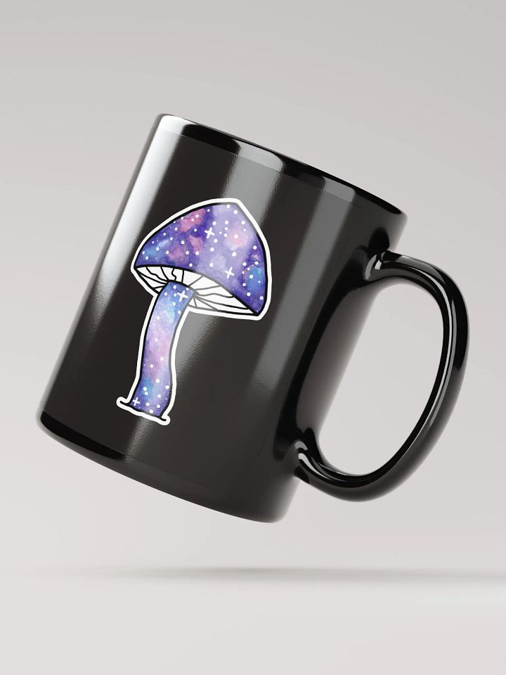 Space Mushies Mug ~ Black product image (4)