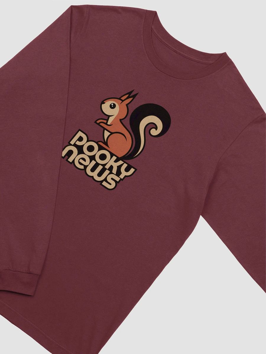 Pooky News Cartoon Long Sleeve Tee product image (3)
