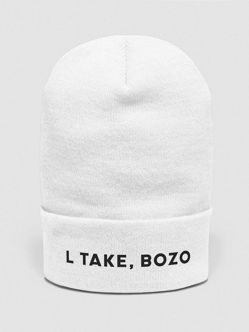 Bozo Beanie White