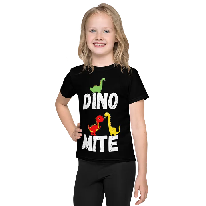 Dino Mite Dinosaur Tshirt for kids product image (1)