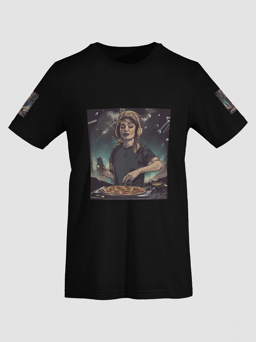 Cosmic DJ Pizza T-Shirt product image (7)