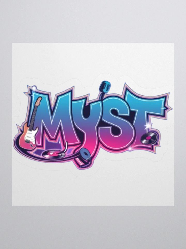 Myst Logo Stickers – Slap the Vibe Anywhere (OG ThisIsMystMusic Logo) product image (3)