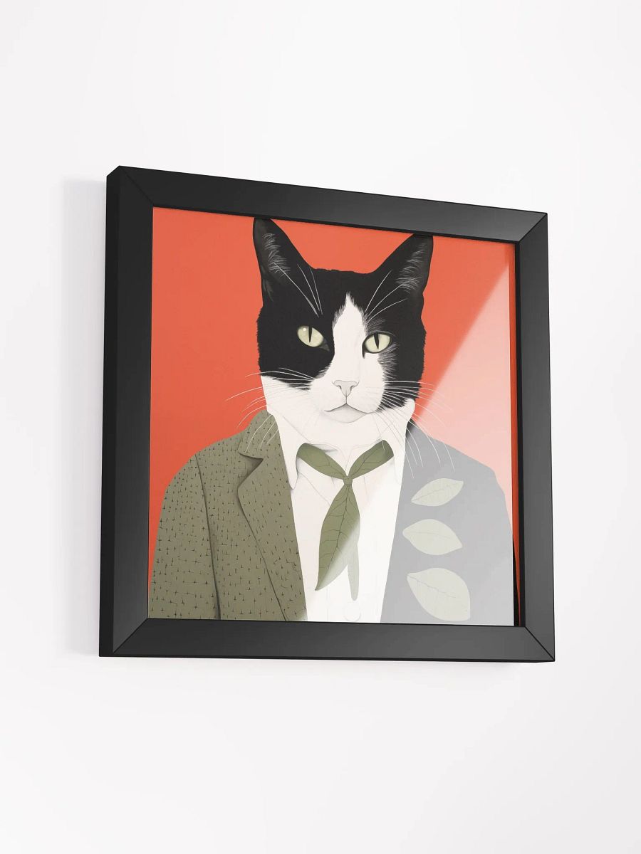 Whimsical Feline Gentleman Poster product image (20)