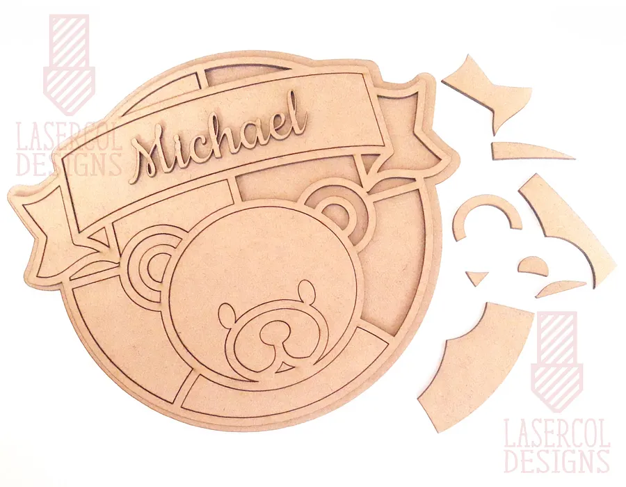 Baby Name Sign - Laser Cut Files product image (7)