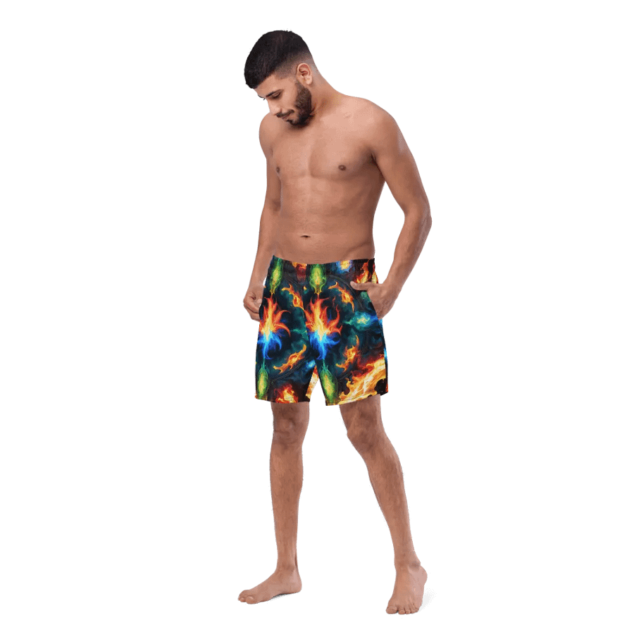 Ethereal Flame All-Over Swim Trunks product image (6)