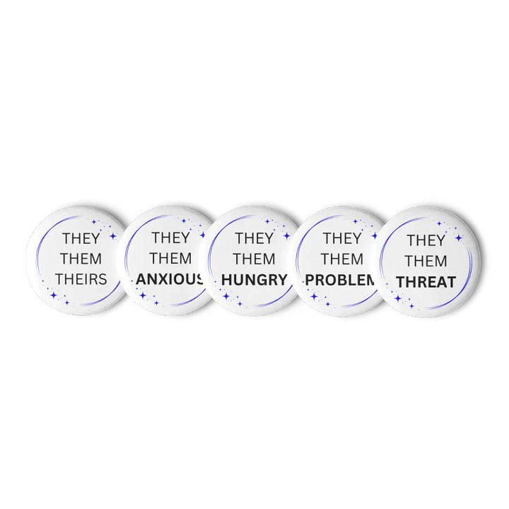 They/Them Pronouns - White product image (3)