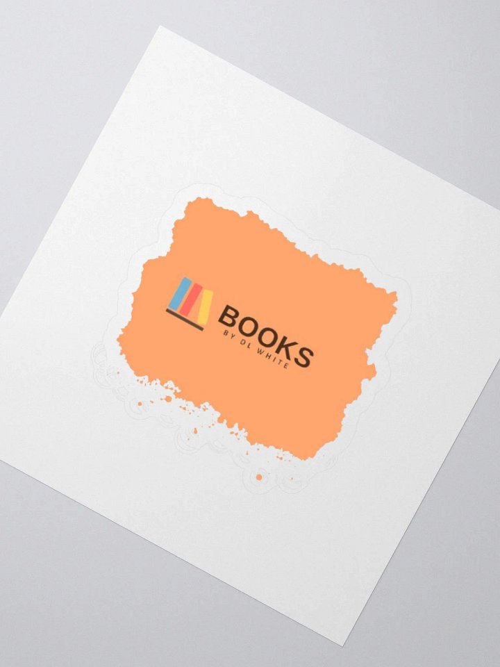 Books by DL White Die cut sticker product image (2)