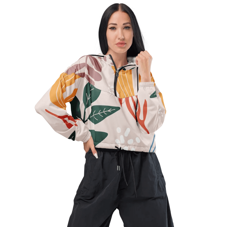 Botanical Bliss Women's Windbreaker product image (1)