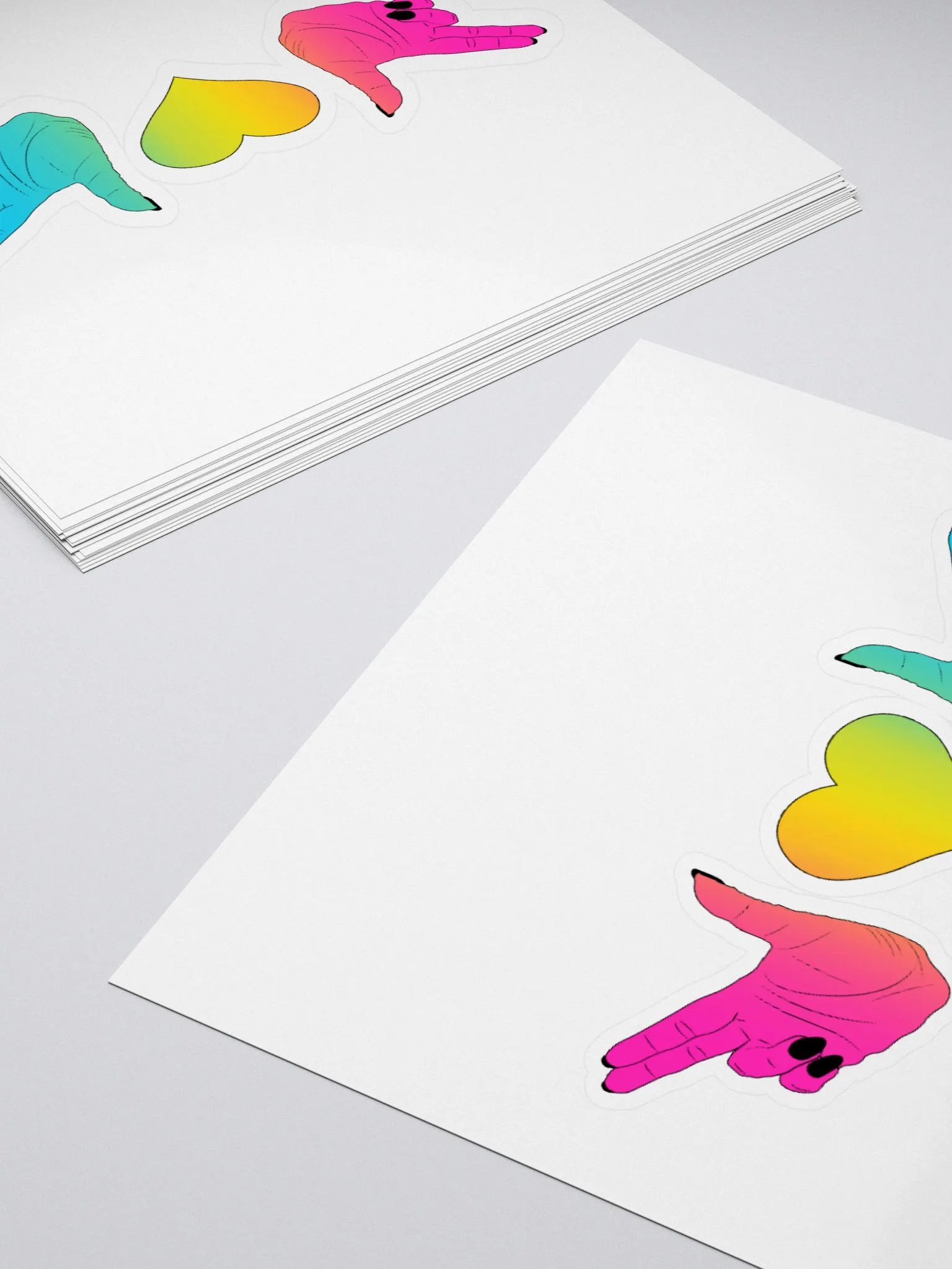 Finger Guns (pan flag) Stiker product image (13)